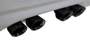 Corsa Performance - Corsa 97-04 Chevrolet Corvette C5 Z06 5.7L V8 Black Sport Axle-Back Exhaust - 14111BLK - Image 4