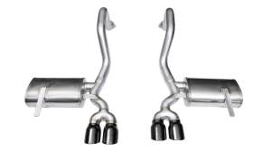 Corsa Performance - Corsa 97-04 Chevrolet Corvette C5 Z06 5.7L V8 Xtreme Axle-Back Exhaust w/ Black Tips - 14132BLK - Image 2