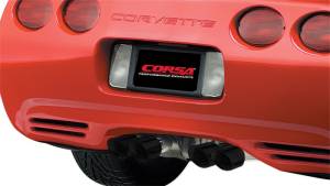 Corsa Performance - Corsa 97-04 Chevrolet Corvette C5 Z06 5.7L V8 Xtreme Axle-Back Exhaust w/ Black Tips - 14132BLK - Image 6