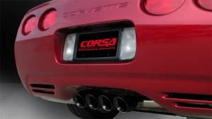 Corsa Performance - Corsa 97-04 Chevrolet Corvette C5 Z06 5.7L V8 Black Sport Axle-Back Exhaust - 14139BLK - Image 3