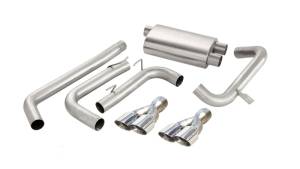 Corsa 98-02 Chevrolet Camaro Convertible Z28 5.7L V8 LS1 Polished Sport Cat-Back Exhaust - 14143