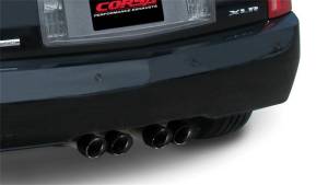 Corsa Performance - Corsa 04-08 Cadillac XLR 4.6L 25in Cat-Back Dual Rear w Twin 35in Black Pro-Series Tips - 14156BLK - Image 3