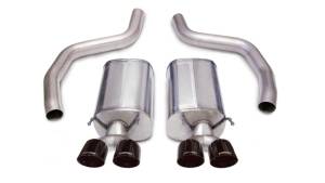 Corsa Performance - Corsa 06-13 Chevrolet Corvette C6 Z06 7.0L V8 Black Sport Axle-Back Exhaust - 14164BLK - Image 2