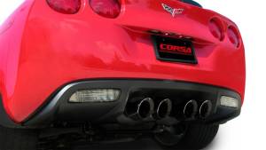 Corsa Performance - Corsa 06-13 Chevrolet Corvette C6 Z06 7.0L V8 Black Sport Axle-Back Exhaust - 14164BLK - Image 4