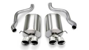 Corsa 05-08 Chevrolet Corvette C6 6.0L V8 Polished Sport Axle-Back Exhaust - 14169