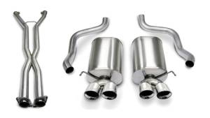 CORSA Performance 2.5in. Cat-Back Dual Rear Exit with Twin 3.5in. Polished Pro-Series Tips - 14169CB4