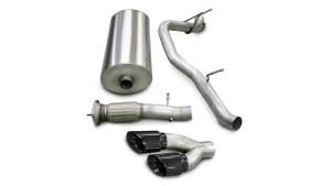 Corsa 07-10 Cadillac Escalade 6.2L V8 Black Sport Cat-Back Exhaust - 14202BLK