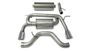 Corsa 06-08 Hummer H3 3.5L Polished Sport Cat-Back Exhaust - 14212