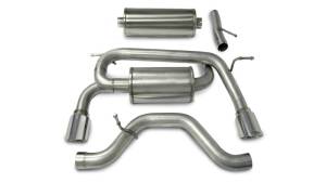 Corsa Performance - Corsa 06-08 Hummer H3 3.5L Polished Sport Cat-Back Exhaust - 14212 - Image 2