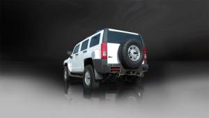 Corsa Performance - Corsa 06-08 Hummer H3 3.5L Polished Sport Cat-Back Exhaust - 14212 - Image 3