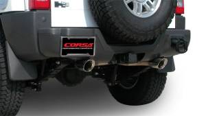 Corsa Performance - Corsa 06-08 Hummer H3 3.5L Polished Sport Cat-Back Exhaust - 14212 - Image 4