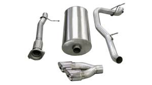 Corsa 07-10 Cadillac Escalade ESV 6.2L V8 Polished Sport Cat-Back Exhaust - 14298