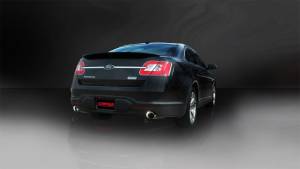 Corsa Performance - Corsa 10-13 Ford Taurus SHO 3.5L V6 Turbo Polished Sport Cat-Back Exhaust - 14315 - Image 3