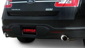 Corsa Performance - Corsa 10-13 Ford Taurus SHO 3.5L V6 Turbo Polished Sport Cat-Back Exhaust - 14315 - Image 4