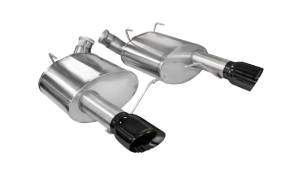 Corsa 11-14 Ford Mustang GT/Boss 302 5.0L V8 Black Sport Axle-Back Exhaust - 14316BLK