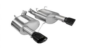 Corsa 11-14 Ford Mustang GT/Boss 302 5.0L V8 Black Xtreme Axle-Back Exhaust - 14317BLK