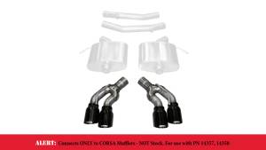 Corsa Performance - Corsa 16-17 Cadillac CTS-V 2.75in Inlet / 4.0in Outlet Black PVD Tip Kit (For Corsa Exhaust Only) - 14359BLK - Image 4