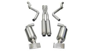 Corsa 08-10 Dodge Challenger SRT-8 6.1L V8 Polished Xtreme Cat-Back Exhaust - 14438