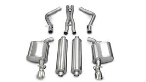 Corsa Performance - Corsa 05-10 Dodge Charger No Towing Hitch R/T 5.7L V8 Polished Xtreme Cat-Back Exhaust - 14439 - Image 1