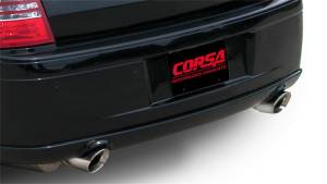 Corsa Performance - Corsa 05-10 Dodge Charger No Towing Hitch SRT-8 6.1L V8 Polished Xtreme Cat-Back Exhaust - 14440 - Image 4