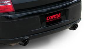 Corsa Performance - Corsa 05-10 Dodge Charger SRT-8 6.1L V8 Black Xtreme Cat-Back Exhaust - 14440BLK - Image 3