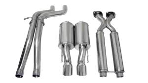 Corsa Performance - Corsa 06-10 Jeep Grand Cherokee 6.1L V8 Polished Sport Cat-Back Exhaust - 14451 - Image 2