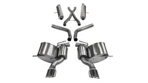 Corsa 12-14 Jeep Grand Cherokee 6.4L V8 Polished Sport Cat-Back Exhaust - 14466