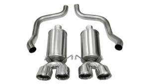 Corsa Performance - Corsa 05-08 Chevrolet Corvette C6 6.0L V8 Polished Xtreme Axle-Back Exhaust - 14469 - Image 2