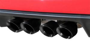 Corsa Performance - Corsa 05-08 Chevrolet Corvette C6 6.0L V8 Black Xtreme Axle-Back Exhaust - 14469BLK - Image 4