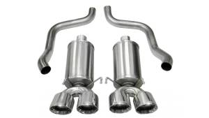 Corsa Performance - Corsa 09-13 Chevrolet Corvette C6 6.2L V8 Polished Xtreme Axle-Back Exhaust - 14470 - Image 2