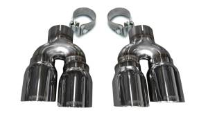 Corsa 16-18 Cadillac ATS 3.6T 4in Inlet / 4in Outlet Twin Polished Tip Kit (For Corsa Exhaust Only) - 14479