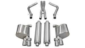 Corsa 11-13 Dodge Charger R/T 5.7L V8 Polished Xtreme Cat-Back Exhaust - 14522