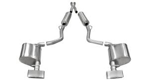 Corsa 11-13 Dodge Challenger R/T 5.7L V8 Polished Xtreme Cat-Back Exhaust - 14529