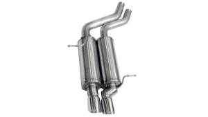 Corsa 01-06 BMW 325i/ci Convertible E46 Polished Sport Axle-Back Exhaust - 14559