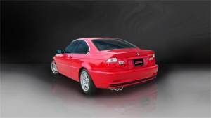 Corsa Performance - Corsa 01-06 BMW 325i/ci Convertible E46 Polished Sport Axle-Back Exhaust - 14559 - Image 2