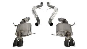 Corsa 08-12 BMW M3 Convertible E93 Black Sport Cat-Back Exhaust - 14568BLK