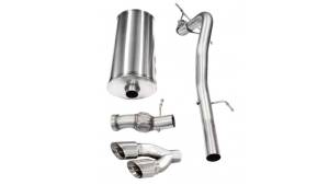 Corsa 11-13 Cadillac Escalade 6.2L V8 Polished Sport Cat-Back Exhaust - 14878