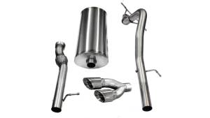 Corsa 11-13 Cadillac Escalade ESV 6.2L V8 Polished Sport Cat-Back Exhaust - 14882