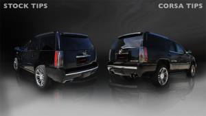 Corsa Performance - Corsa 12-13 Cadillac Escalade DUB 6.2L V8 Black Sport Cat-Back Exhaust - 14886BLK - Image 3