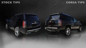 Corsa Performance - Corsa 12-13 Cadillac Escalade DUB 6.2L V8 Black Sport Cat-Back Exhaust - 14886BLK - Image 5