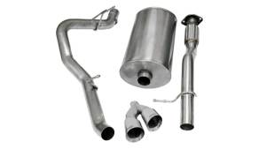 Corsa 09-13 Chevrolet Suburban 1500 5.3L V8 Polished Sport Cat-Back Exhaust - 14914