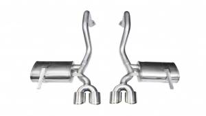 Corsa 97-04 Chevrolet Corvette C5 Z06 5.7L V8 Polished Xtreme Axle-Back Exhaust - 14961