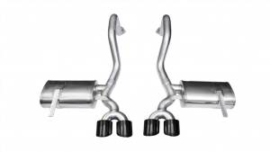 Corsa Performance - Corsa 97-04 Chevrolet Corvette C5 Z06 5.7L V8 Black Xtreme Axle-Back Exhaust - 14961BLK - Image 2