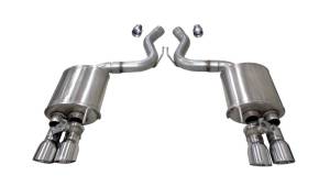 Corsa Performance - Corsa 2018-2023 Ford Mustang GT Fastback 5.0L 3in Sport Axle-Back Exhaust w/ 4in Polished Tips - 21002 - Image 2