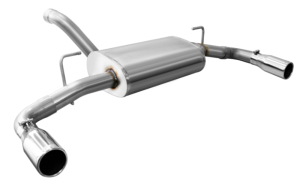 Corsa Performance - Corsa 18+ Jeep Wrangler JL 2.5in Dual Rear Exit Polished Tips Sport Axle-Back Exhaust - 21014 - Image 3