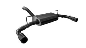 Corsa Performance - Corsa 18+ Jeep Wrangler JL 2.5in Dual Rear Exit Black Tips Sport Axle-Back Exhaust - 21014BLK - Image 5