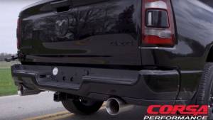 Corsa Performance - Corsa 2019 Ram 1500 5.7L Crew Cab w/ 57in or 76in Bed Cat-Back Dual Rr Exit 5in Satin Polished Tips - 21035 - Image 2