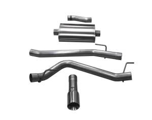 Corsa Performance - Corsa 2020 Jeep Gladiator JT 3.6L, Single Side Exit Cat-Back Exhaust w/ Single 4in Polished Tip - 21060 - Image 2