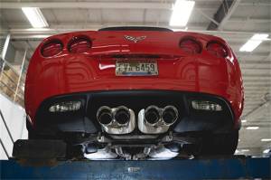 Corsa Performance - Corsa 06-13 Chevy Corvette C6 Z06 7.0L / 09-13 ZR1 6.2L Polished AxleBack Exhaust w/4.5in Twin Tips - 21077 - Image 2