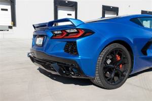 Corsa Performance - Corsa 2020 Corvette C8 3in Valved Cat-Back 4.5in Pol Quad Tips - Fits Factory Perf Exhaust w/ AFM - 21100 - Image 2